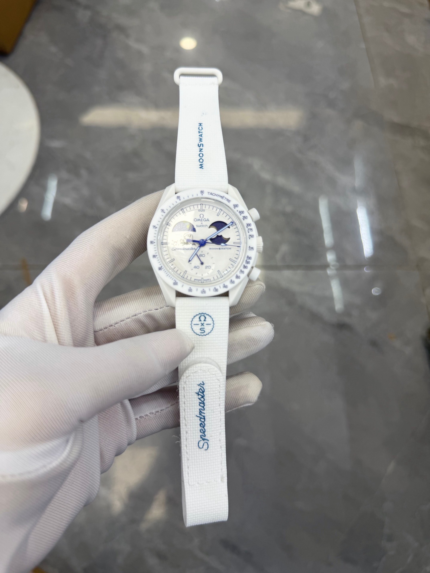 Reloj Cronógrafo de Cuarzo de Seis Agujas de Plástico y Cristal de Zafiro, Impermeable con Luz Nocturna image 14