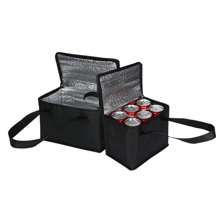 En stock bolsa de aislamiento térmico de suministro transfronterizo bolsa de aislamiento térmico Portátil Bolsa de almuerzo para llevar picnic al aire libre pequeña bolsa de papel de aluminio portátil