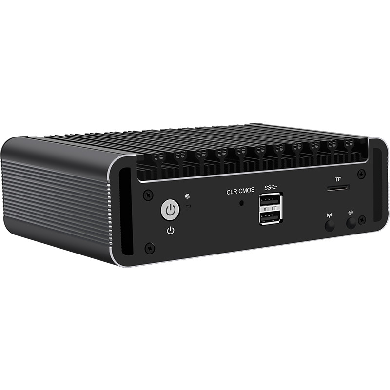 Mini minipc fanless del cuasi-Sistema del i3-N305 de ordenador N95N200 del mini ordenador de control industrial del anfitrión N100