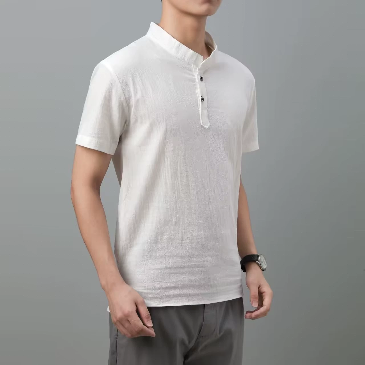 Summer thin retro shirt, T-shirt, plus size