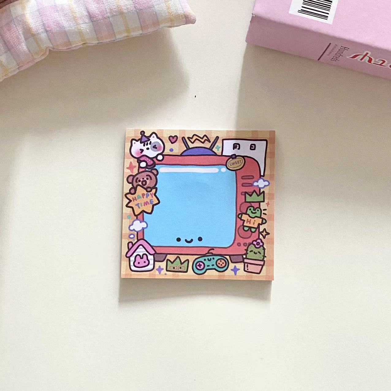 어린애 같은 스티커 메모 - TV