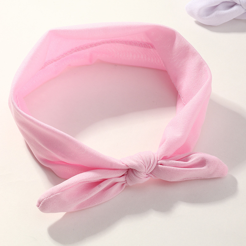 Retro Korean Bowknot Rabbit Ears Headband Set display picture 6