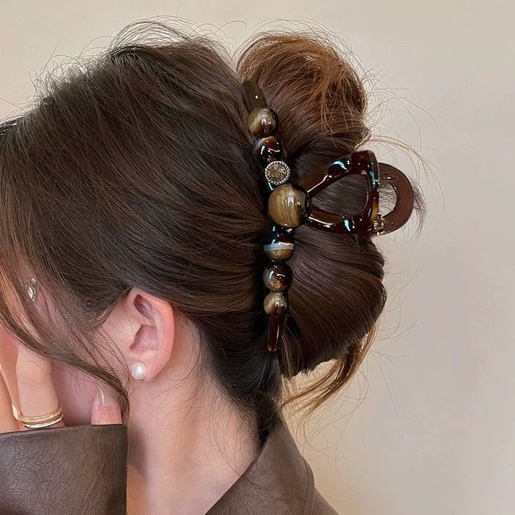 Miumiu, большая акула, ретро-заколка для волос, заколка-краб, высококачественный стиль, стиль Chanel, оптовая продажа