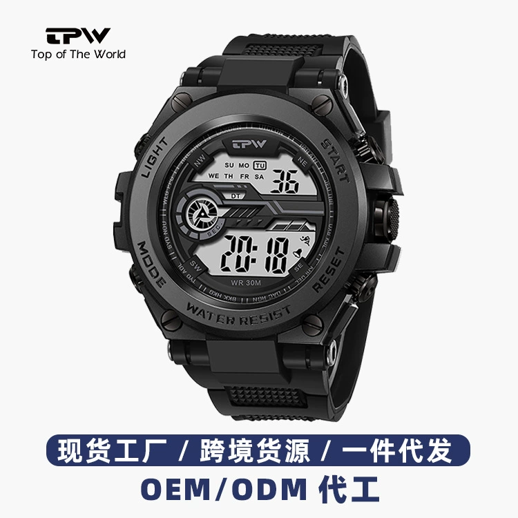 Trend travel electronic fashionable universal waterproof watch, simple and elegant design