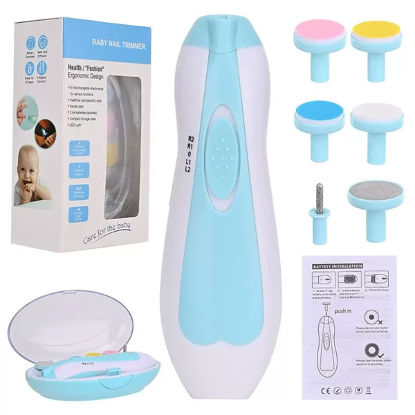 Newborn Baby Baby Children Nail Clipper Baby Nail Grinder Baby Electric Nail Grinder Multifunctional Care Supplies