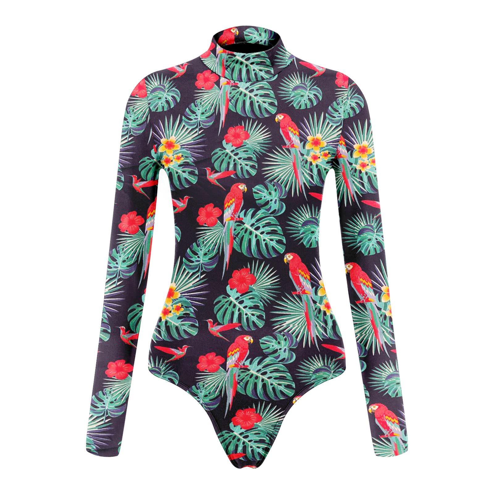 Women's Bodysuits Bodysuits Printing Sexy Printing display picture 3