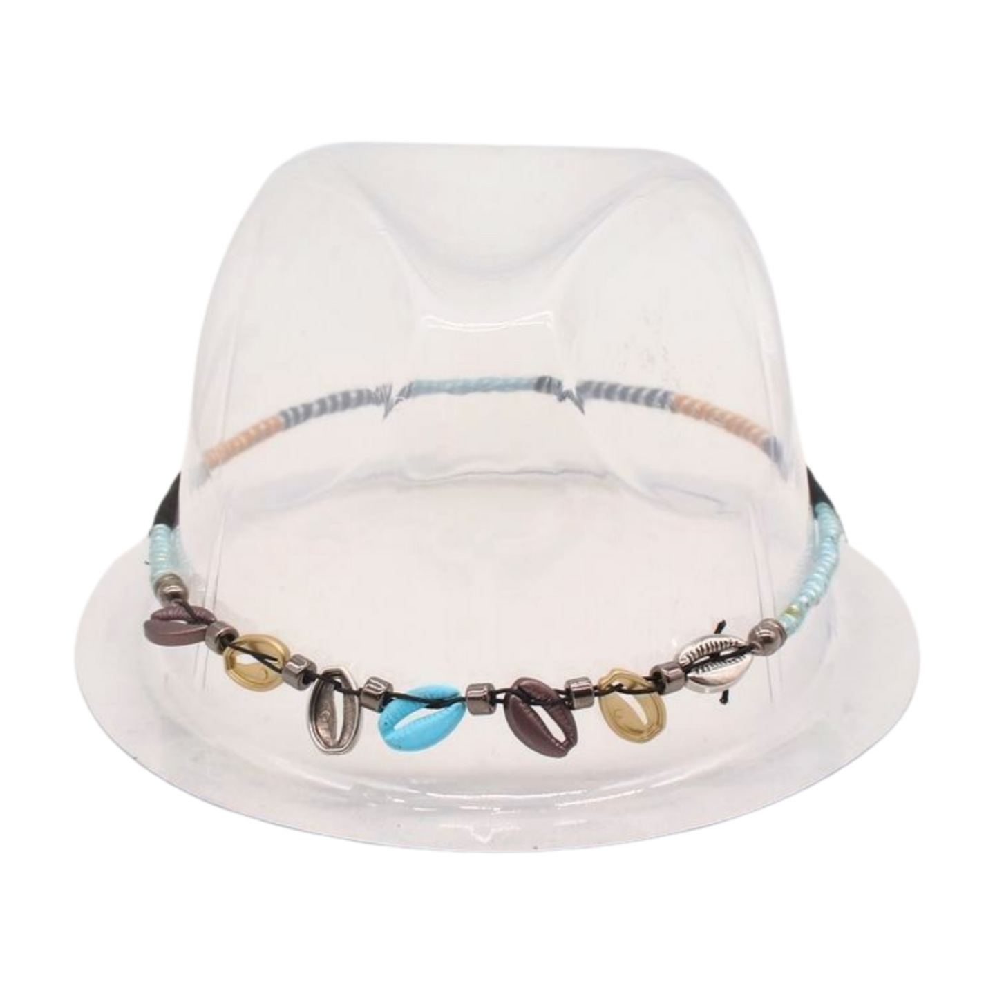 14g Weight Fascinator Hats Type Holiday, Daily Occasion turquoise Material Geometric Pattern All Seasons Season Unisex Gender Basic, Ethnic Style, Simple Style Style Unisex Basic Ethnic Style Simple Style Geometric Eaveless Hat Accessories 24