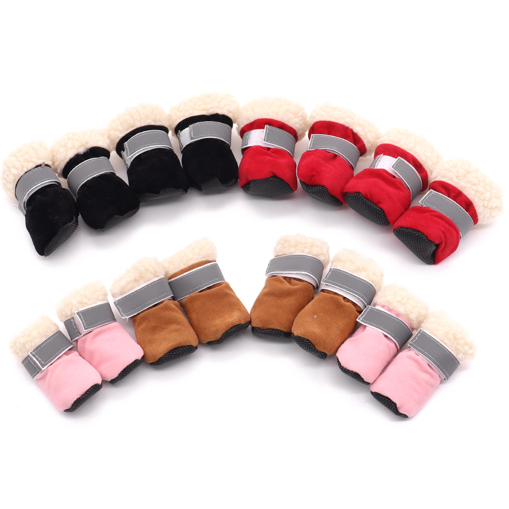 Zapatos para mascotas, zapatos para perros, suelas suaves, zapatos de algodón para perros, cubiertas para pies para mascotas, zapatos para cachorros, zapatos para gatos, botas de nieve de otoño e invierno