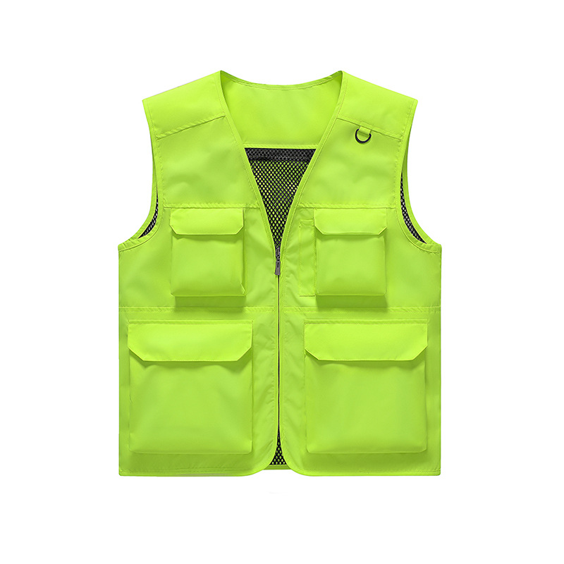 Nuevo chaleco de gama alta para exteriores, chaleco de fotografía de pesca multifuncional multibolsillo para hombre, ropa exterior, personalización