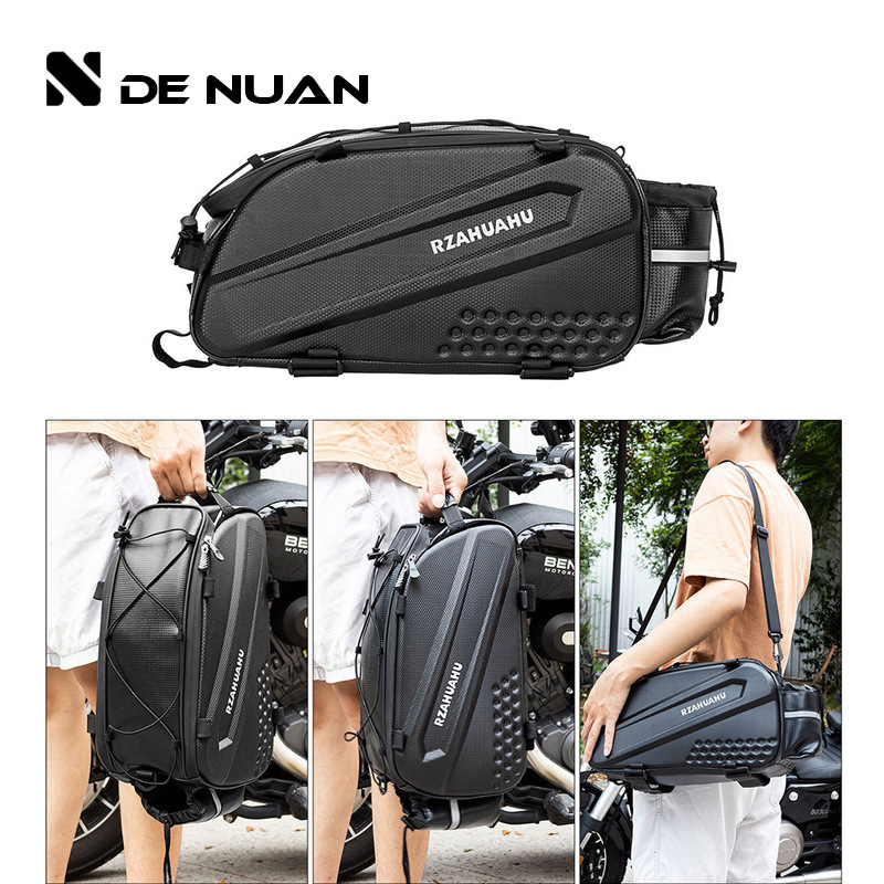 Bicycle Hard-Shell Rear Rack Bag, Mountain Bike Tail Bag, Backpack, Front and Rear Seat Bag, Cycling Accessories
