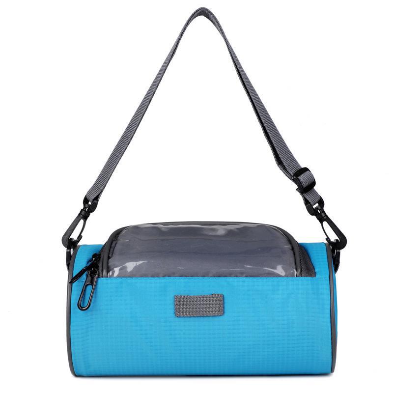 Bolsa de manillar de bicicleta impermeable pantalla táctil bolsa de teléfono móvil bicicleta de montaña bolsa de haz frontal bicicleta ciclismo bolsa de embalaje mango mochila