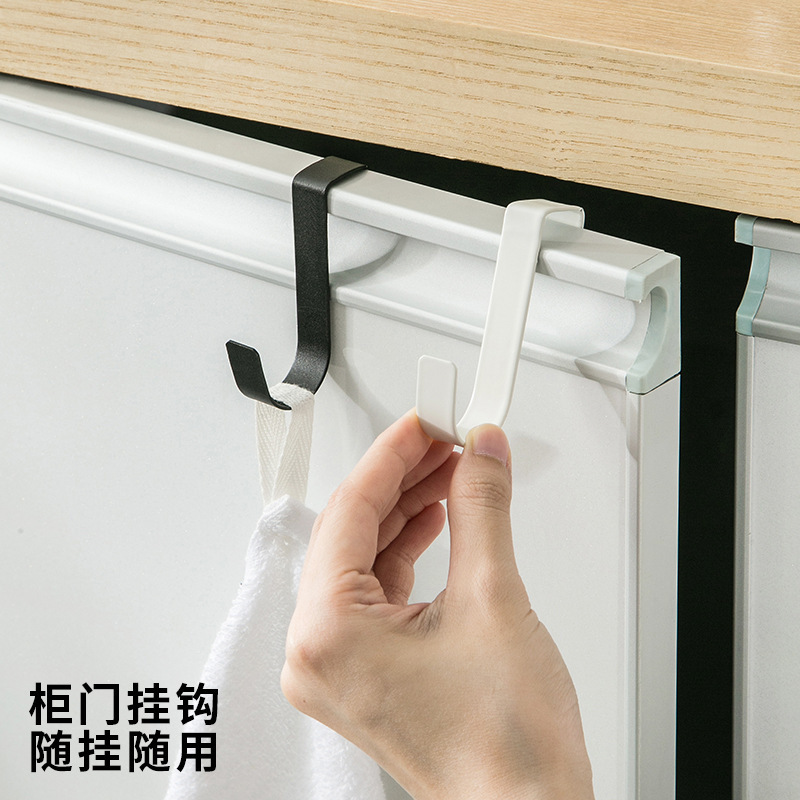 炭素鋼製Z型キャビネットドアバックフック、穴あけ不要、バスルームドアバック多機能収納フック、壁掛け粘着フック、卸売|undefined