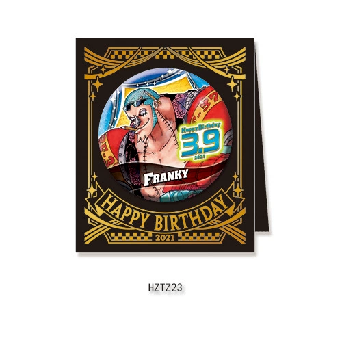 Бейдж дня рождения Comic Factory ONE PIECE Лuffy Zoro Chopper Sanji Nami стойка для бейджей на день рождения