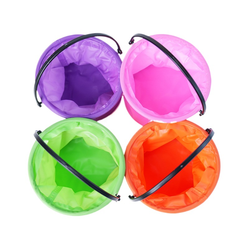 Cubos de plástico para niños, redes de pesca al aire libre, puestos en el parque, peces pequeños, cubos de peces, cubos de agua, cubos de herramientas de arena