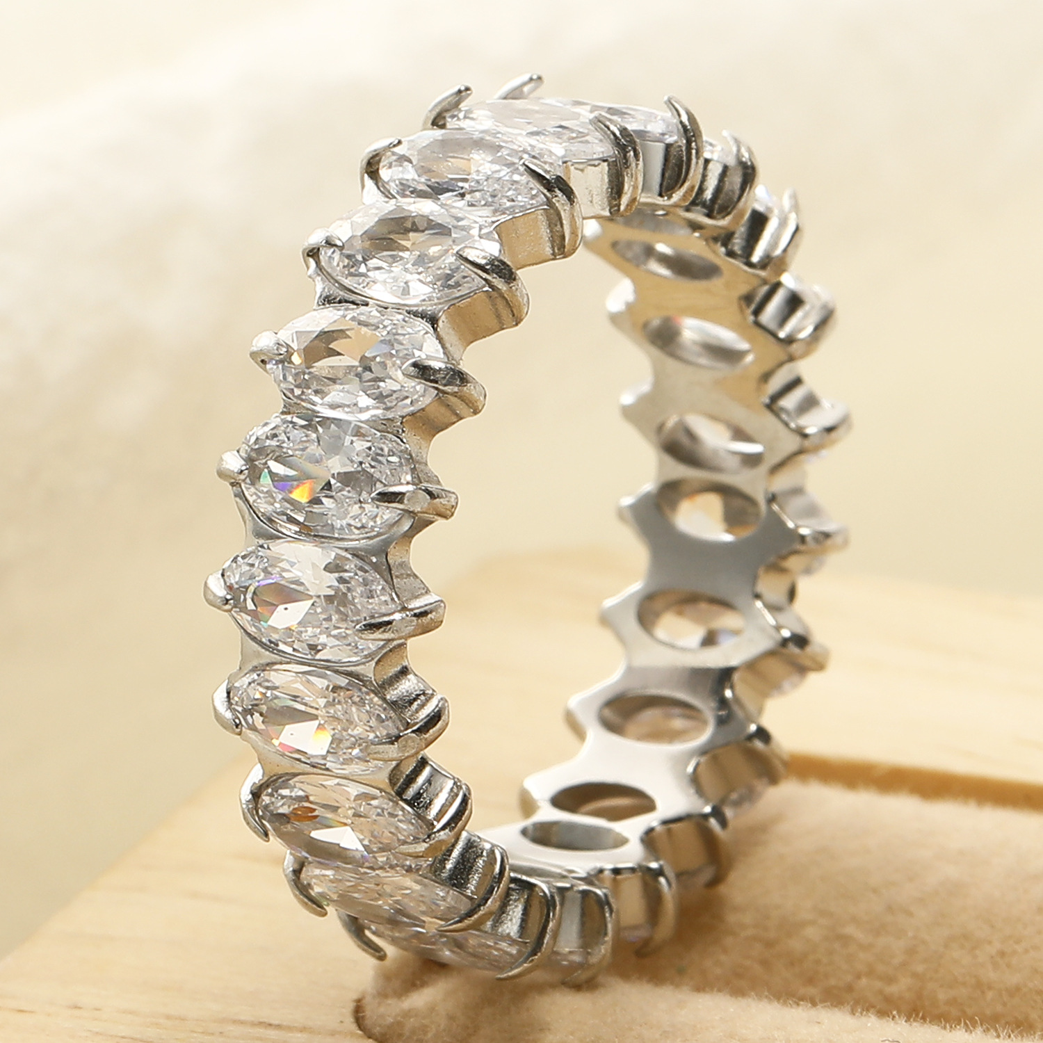 6g Weight Real Gold Plated Plating Material Rings Classification 10, 6, 8 Ring Size 1 Piece Quantity Holiday, Daily Occasion 304 Stainless Steel Material Geometric Pattern Women's Gender Elegant Style Waterproof Non Tarnish, Plating Craft Real Gold Plated Geometric 304 Stainless Steel Elegant Waterproof Non Tarnish Rings 20