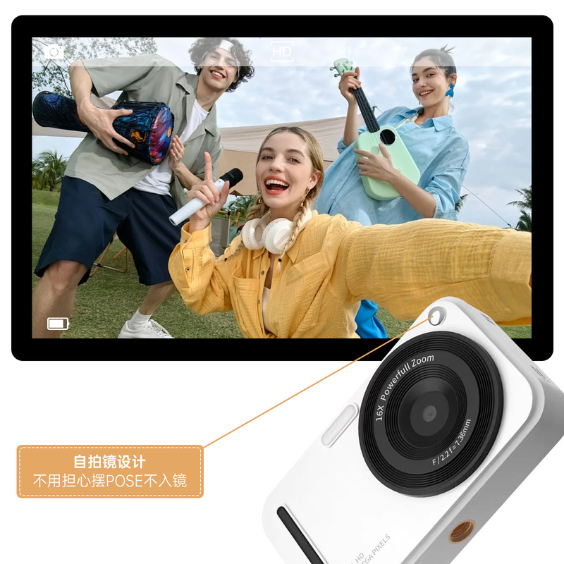 学生校园高清数码照相机女生入门级数码相机CCD变焦旅游相机|undefined