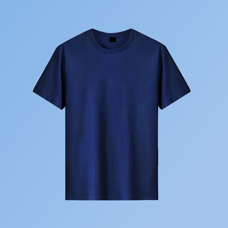 Camiseta de manga corta de verano para hombre camisa de fondo SLIM-Fit camiseta de media manga de moda cuello redondo Camiseta impresa Top ropa puesto suministro