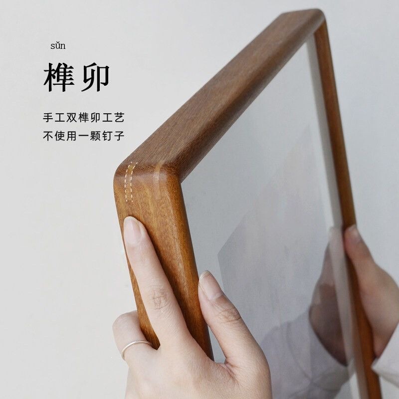 Solid Wood Picture Frame with Mortise and Tenon Structure, Custom-Made for Mounting Calligraphy and Paintings, Photo Frames, Cross-Stitch Frames, Self-Assembled Frames for Calligraphy and Paintings Solid Wood Picture Frame with Mortise and Tenon Structure, Custom-Made for Mounting Calligraphy and Paintings, Photo Frames, Cross-Stitch Frames, Self-Assembled Frames for Calligraphy and Paintings