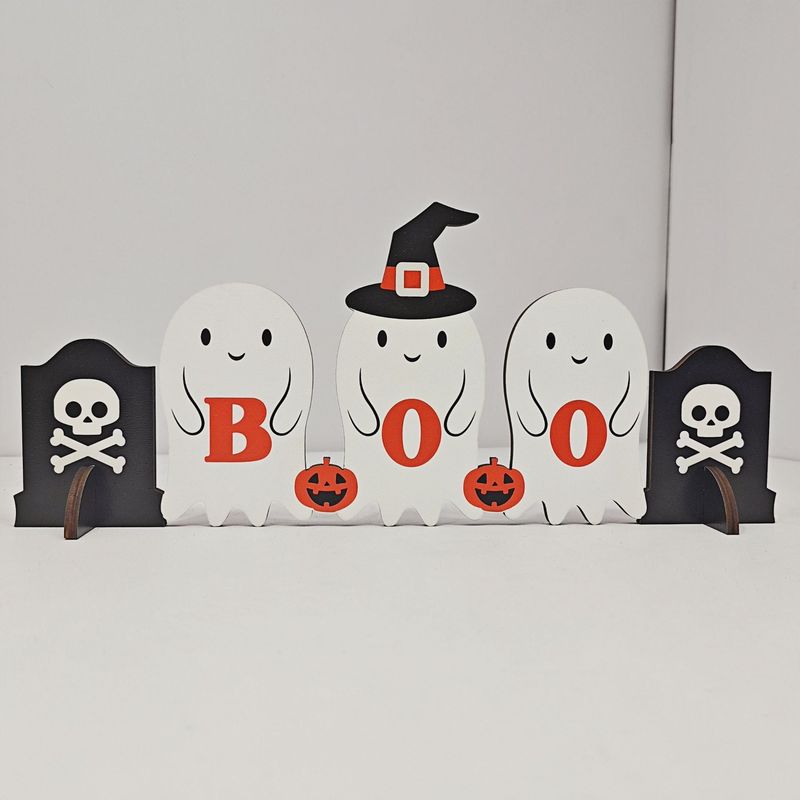 国境を越えたアマゾンの売れ筋ハロウィンパーソナライズされたホームフラワーポットオーナメントホリデーパーティークリエイティブホワイトかわいいゴースト|undefined