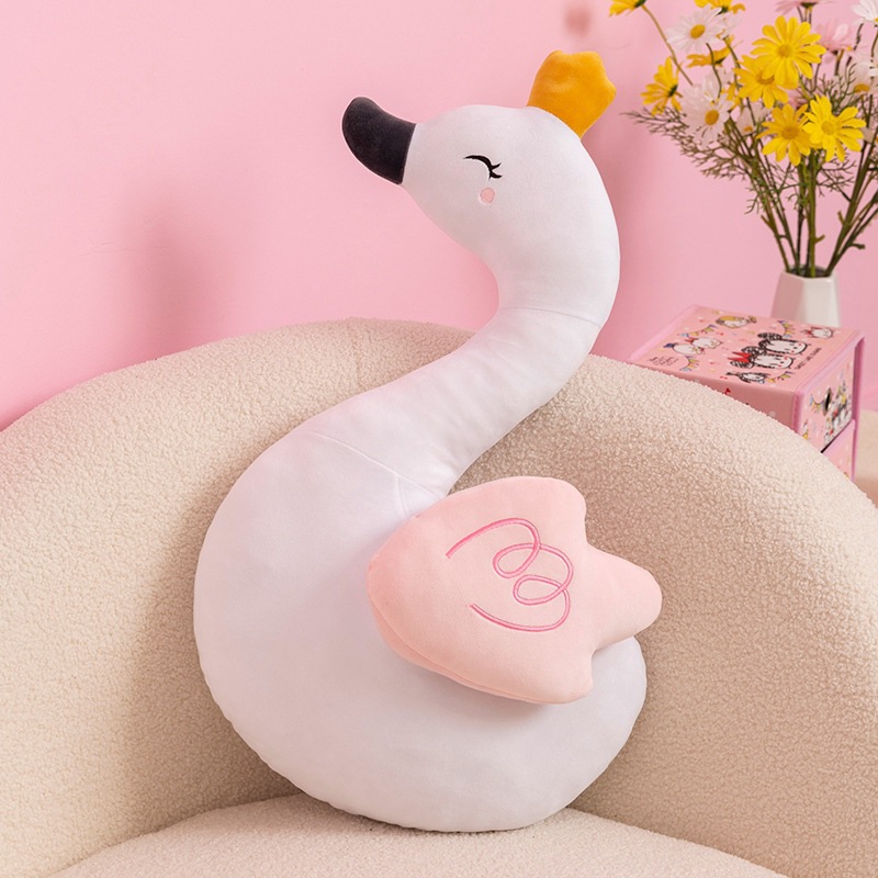 Nuevos productos transfronterizos de la serie de almohadas de aire y mar, descompresión de la almohada de vaca y cisne, dibujos animados lindos y lindos.
