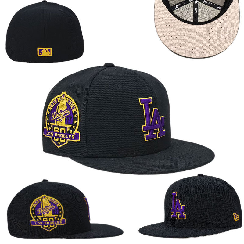 2024 comercio exterior nuevo equipo de béisbol masculino y femenino de LA Dodgers NY gorras de béisbol con tapa completa Baile callejero juvenil gorra de ala ancha