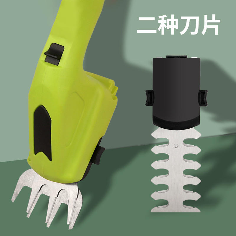 Electric Mini Hedge Trimmer Handheld Charging Lithium Battery Whole Hedge Shears Pruning Shears Lawn Trimmer Fencing Cutter