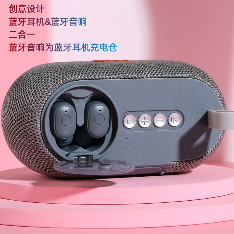TG810 auriculares bluetooth al aire libre altavoces 2 en uno dos auriculares estereo FM computadora móvil mini estéreo universal