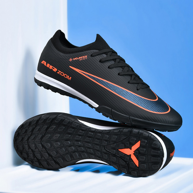 Zapatillas de Fútbol de Tejido Volador Caña Baja de TPU Ligero para Césped Artificial