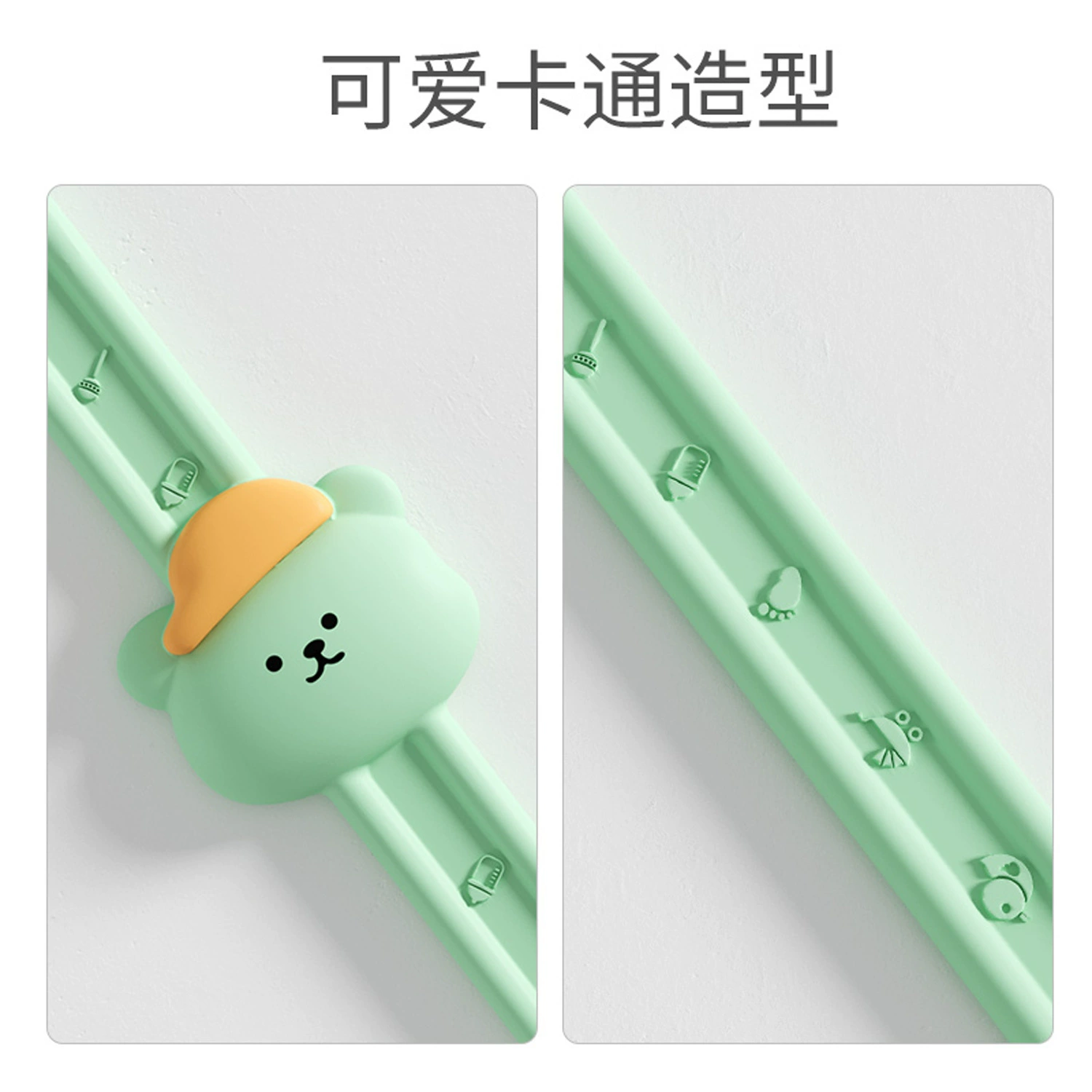 Hat, silicone pacifier, protective teether for early age, children's lanyard holder, (Cross-border trading)