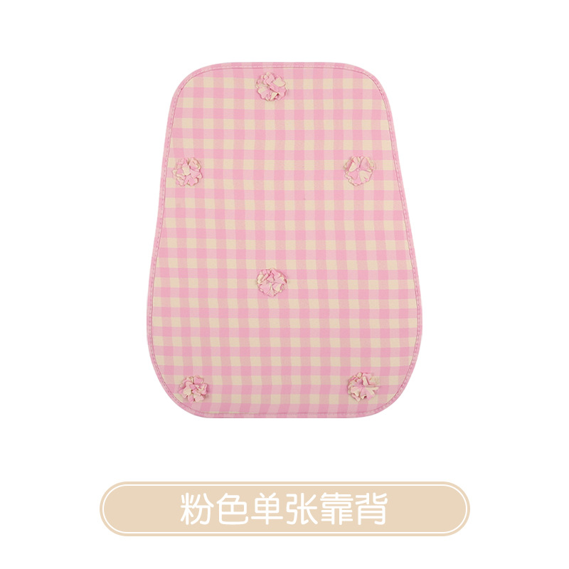 Universal – Car Seat Seat cushion, seat cover - single-backrest-spring-flower-pink