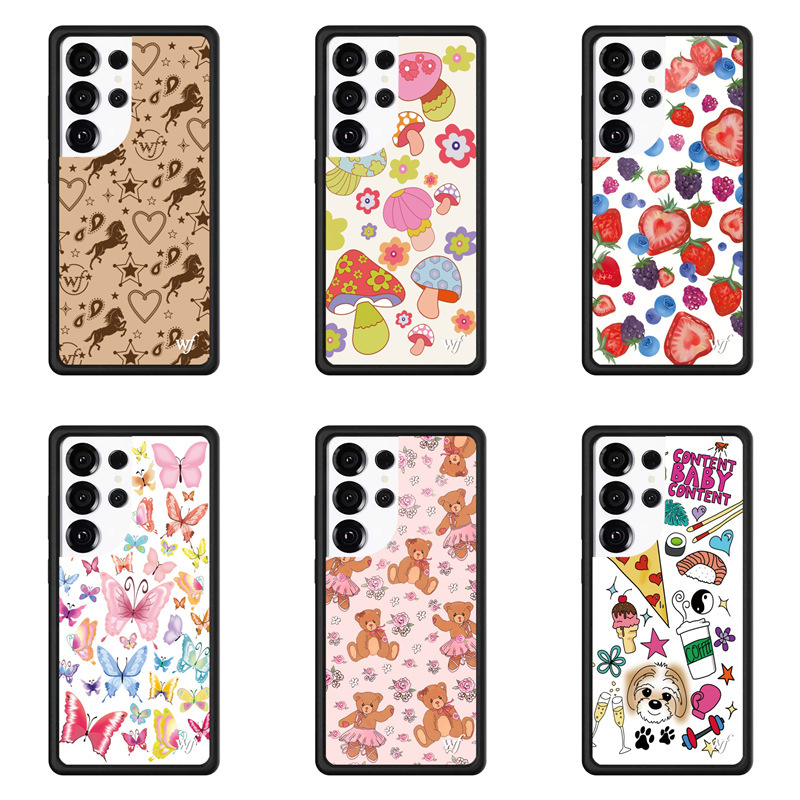 Wildflowersamsung Series Mobile Phone Cases Are Suitable for Galaxy/S23Ultra Anti-Fall Protective Case S2