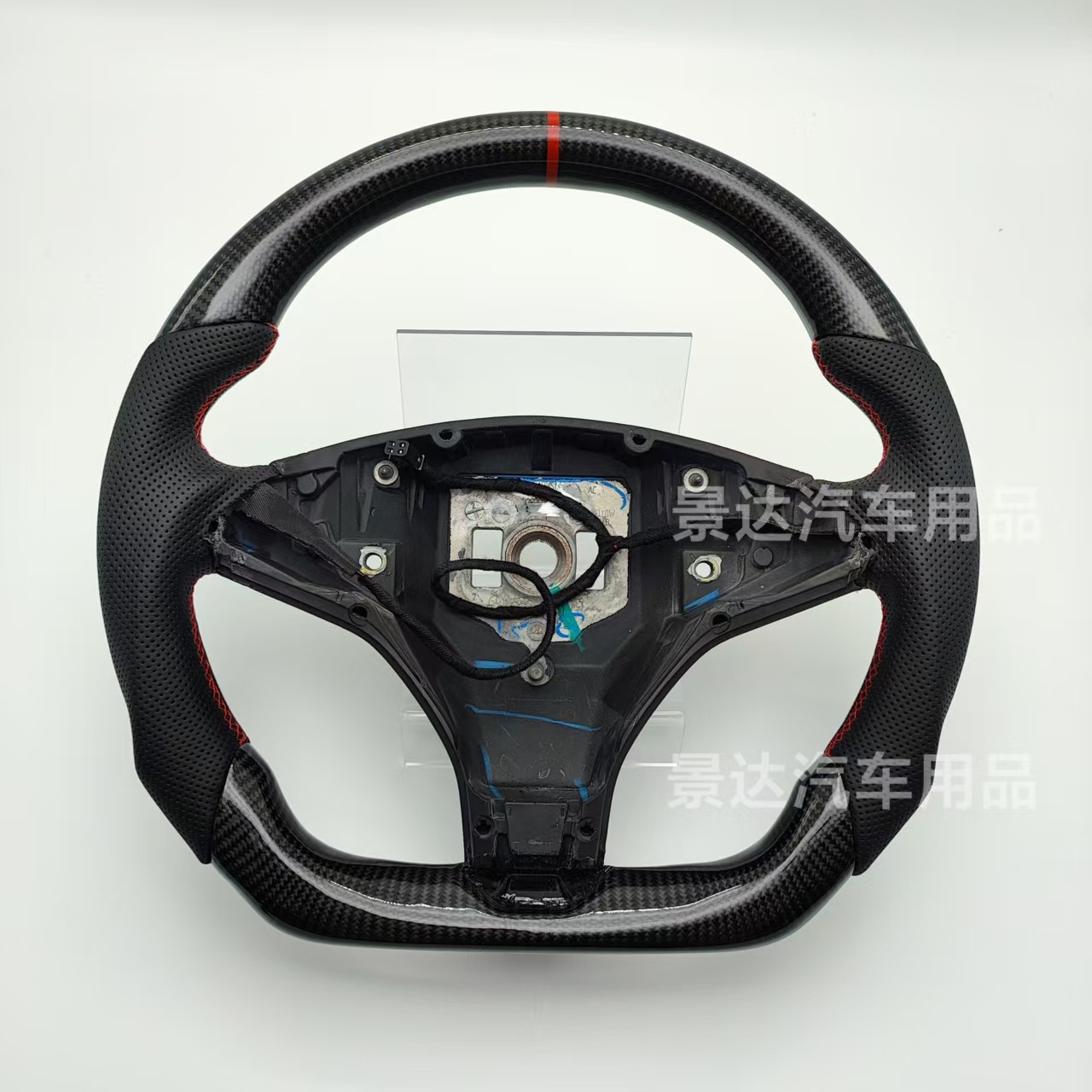 Suitable for Tesla ModelX /S modified carbon fiber steering wheel 12-20 years interior upgrade modification