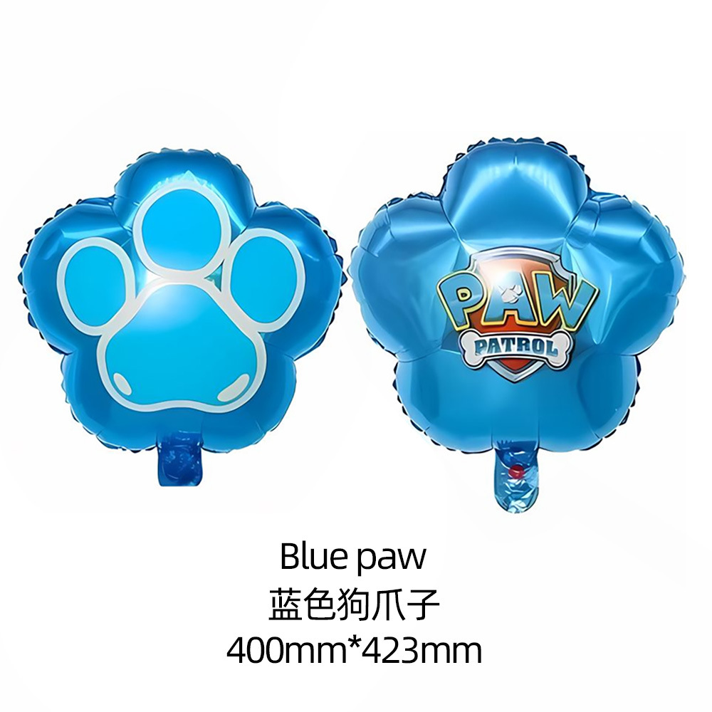 Dibujos Animados wangwang equipo perro película de aluminio niños bebé globo cumpleaños tema escena fiesta decoración papel de aluminio