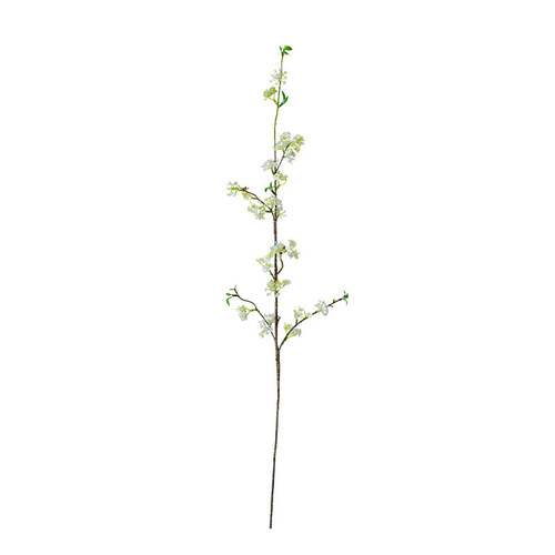 Long-stem single-stem simulated snow willow green plant flower material decoration living room decoration piece flower plant wholesaler landscape
