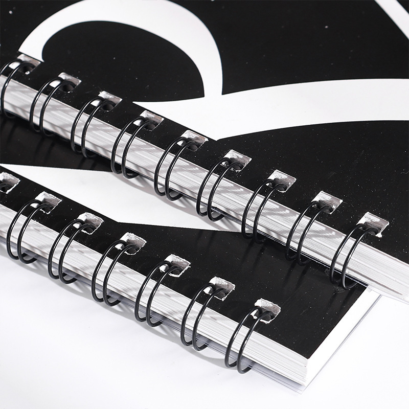 Libro de impresión de doble cara Wensi, bobina de tecnología de impresión de doble cara, portada de PP, libro de cuentas de mano de papel de bronce creativo independiente DIY