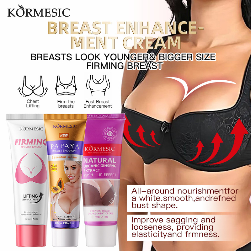 亚马逊热销英文木瓜丰胸乳霜提拉紧致圆润胸部Breast enlargement