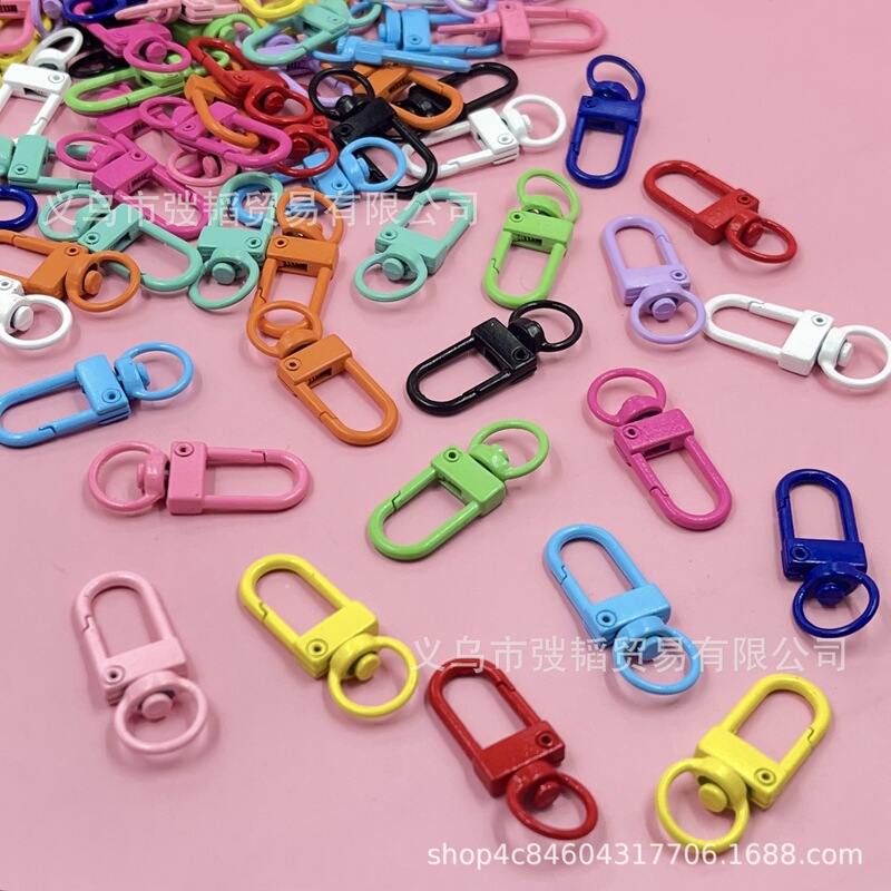Painted Door Buckle, Colorful Spray Paint, Handmade DIY Jewelry Accessories, Key Ring, Jewelry Keychain, Spring Buckle, Hanging Buckle Painted Door Buckle, Colorful Spray Paint, Handmade DIY Jewelry Accessories, Key Ring, Jewelry Keychain, Spring Buckle, Hanging Buckle