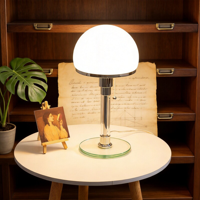 Cross-Border Scandinavian Danish Medieval Style Glass Table Lamp Desk Bedside Night Light Bedroom Led Reading Table Lamp Bauhaus Cross-Border Scandinavian Danish Medieval Style Glass Table Lamp Desk Bedside Night Light Bedroom Led Reading Table Lamp Bauhaus