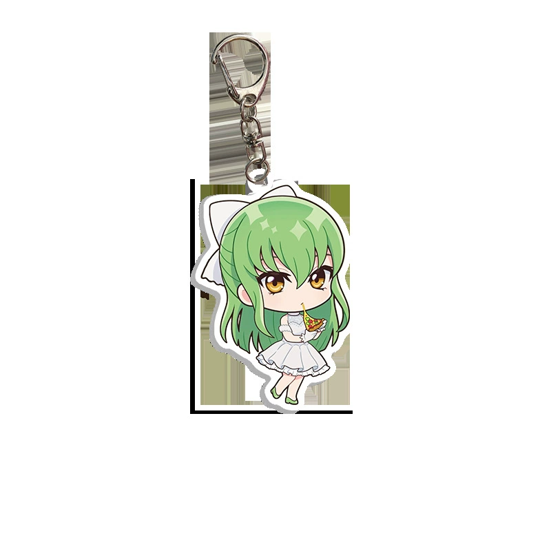 Лелуш злодей Q версия акриловый брелок-ключ bag Pendant аксессуары Euphemia Lelouch CC