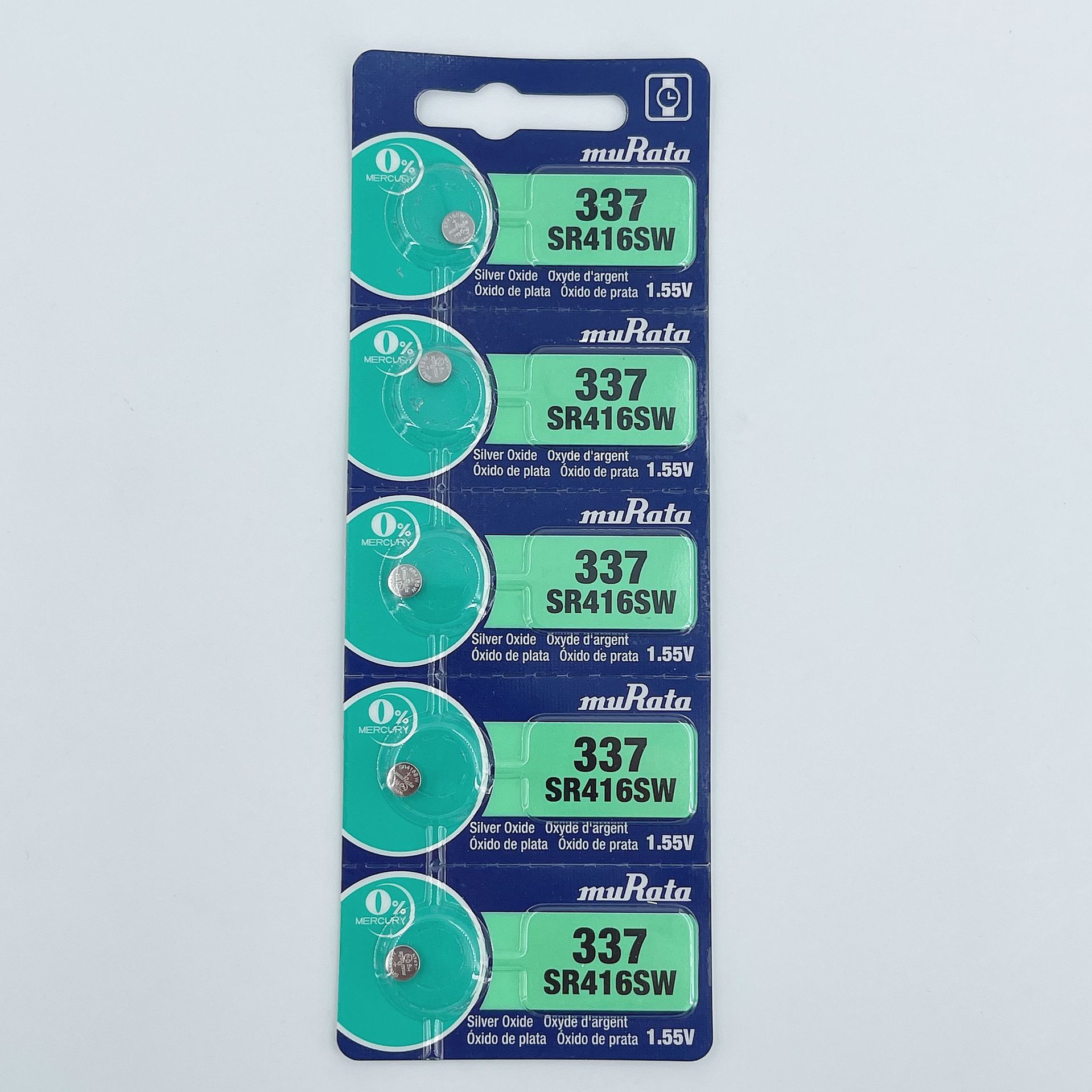 日本氧化银电池 手表纽扣电池 SR416SW 卡装337