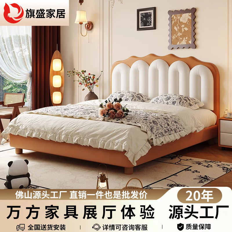 Children's Bed Boy's Bedroom Bed Girl's Simple Modern Drawer Storage Bed Solid Wood 1.5 Meter Soft Bag Single Leather Bed Children's Bed Boy's Bedroom Bed Girl's Simple Modern Drawer Storage Bed Solid Wood 1.5 Meter Soft Bag Single Leather Bed