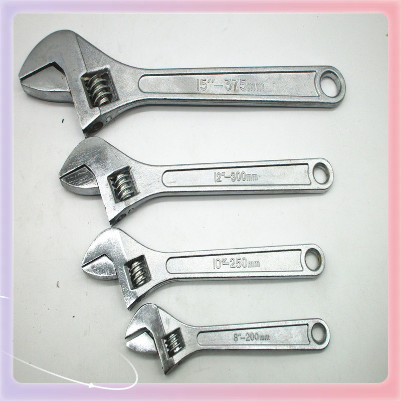 ✅批发6-24寸活动扳手 大开口扳手 快速手动活络扳手 活口扳手