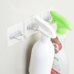 [Cross-border] Bathroom Multifunctional Round Hook No Punching Shampoo Hanger Shower Gel Wall Hanging Adhesive Hook