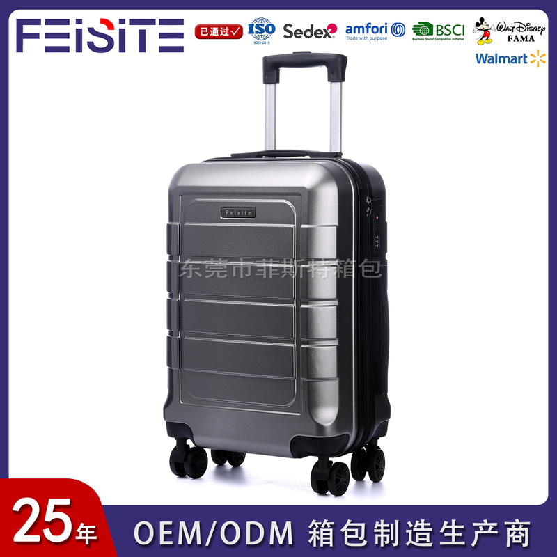 European and American Cross-Border Hot-Selling Abs Pc Trolley Case, High-Quality Export Suitcase, Customized Password Box, Durable Universal Wheels