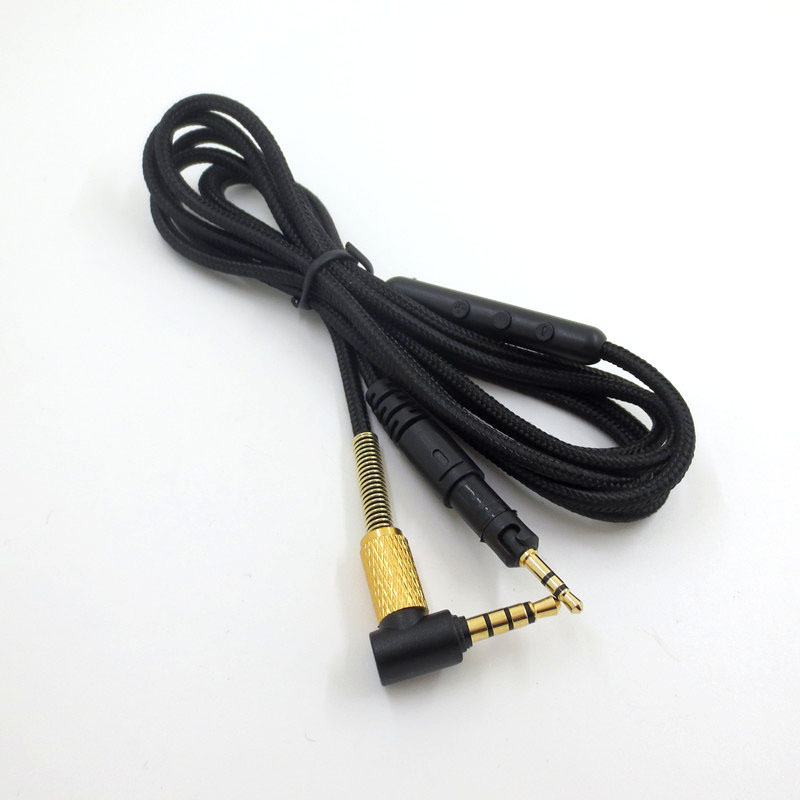 跨境专供ATH-M50x M40x M60x M70x带音量调节耳机线音频线材