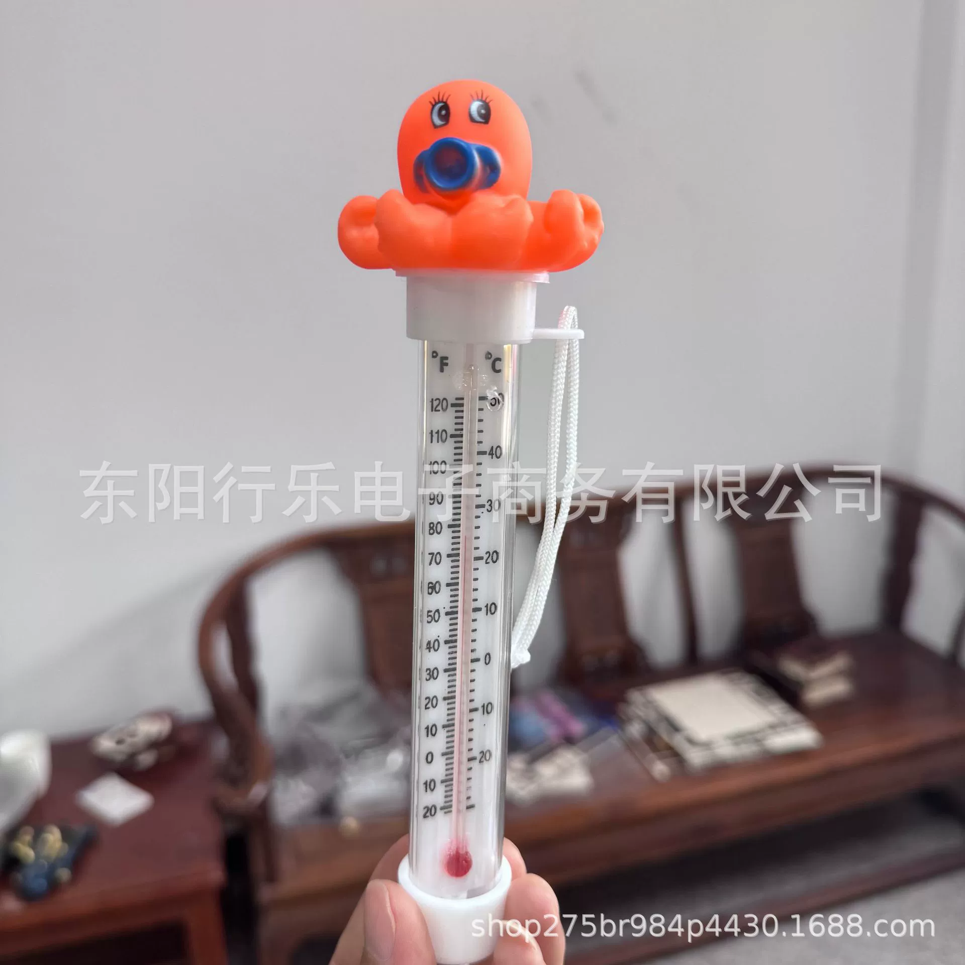 Новый трансграничный продукт, поддельный осьминог, уплотнитель для бассейна, плавающий термометр, дельфин, морской конек, измеритель температуры воды для бассейна