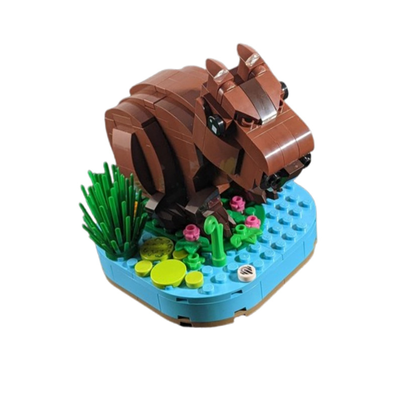 Simulated Animal Building Blocks Small Particle Assembly Toy_voghion.com