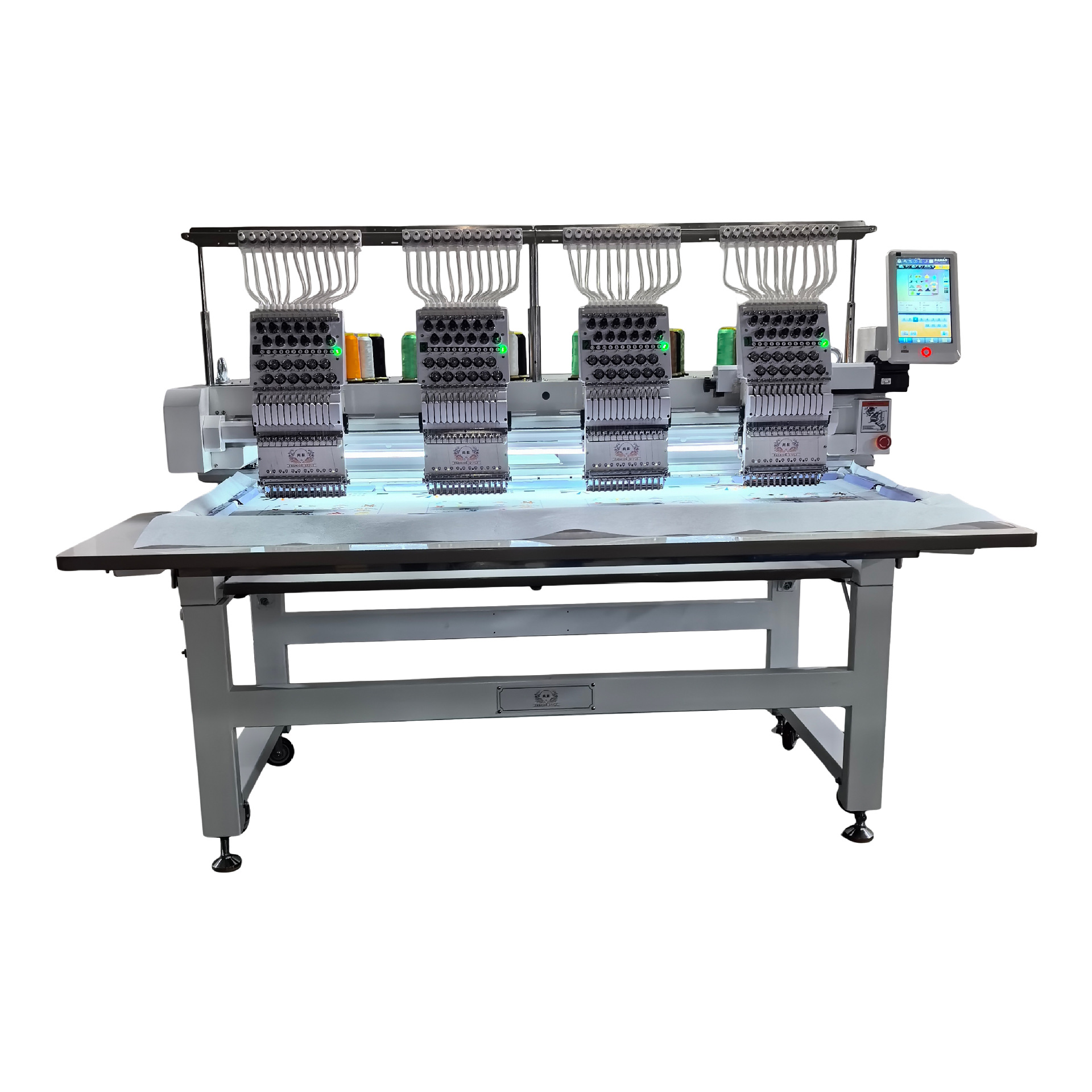 Shang al por mayor máquina de bordado multifuncional computadora de bordado 4 cabezas comerciales proveedores de máquinas de bordado domésticas