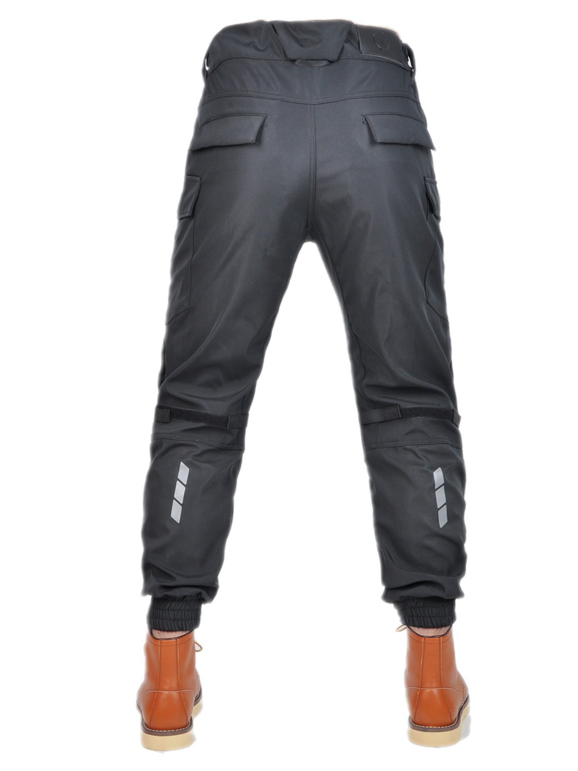 VOLERO motocicleta ciclismo pantalones impermeables a prueba de viento transpirable elástico cintura alta motocicleta anti-caída pantalones de silicona equipo de protección