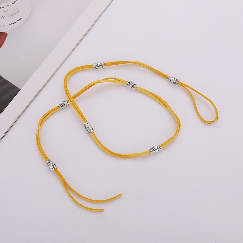 Metal Material Solid Color Pattern Ethnic Style Solid Color Metal Hair Tie 1 Piece
